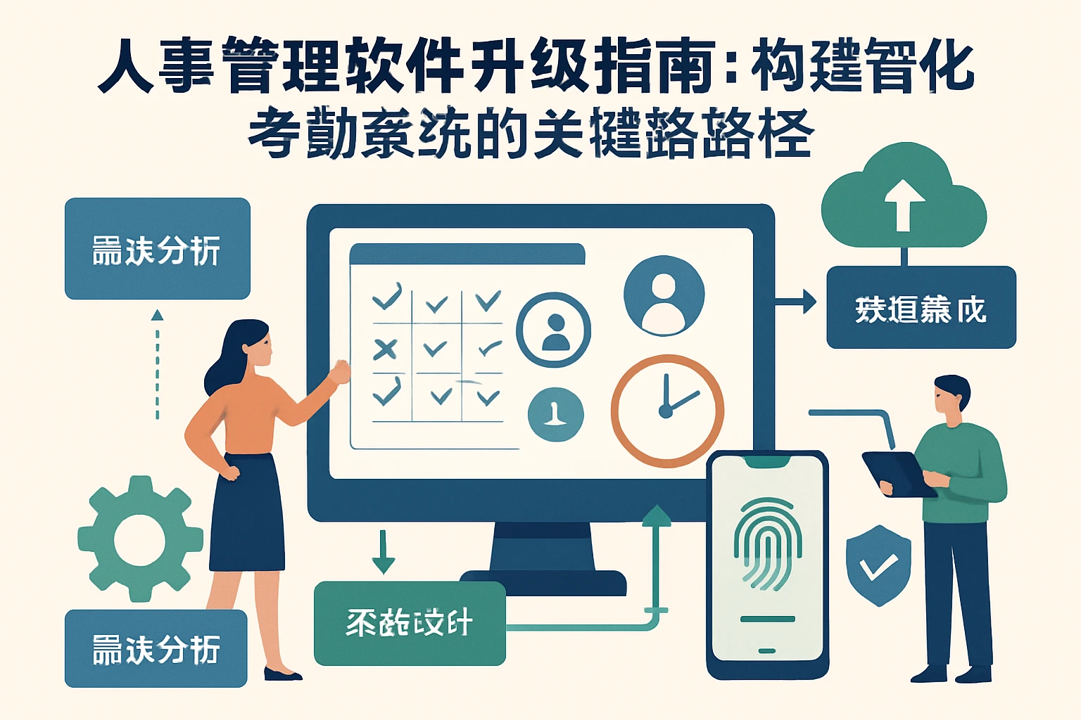 人事管理软件升级指南:构建智能化考勤系统的关键路径
