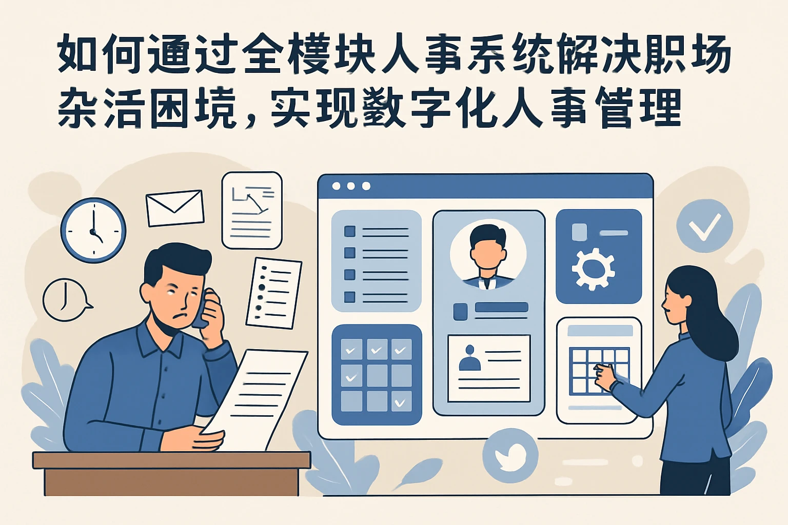 如何通过全模块人事系统解决职场杂活困境,实现数字化人事管理