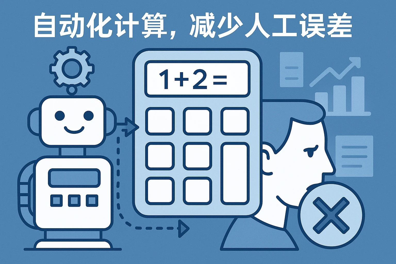 2. 自动化计算，减少人工误差