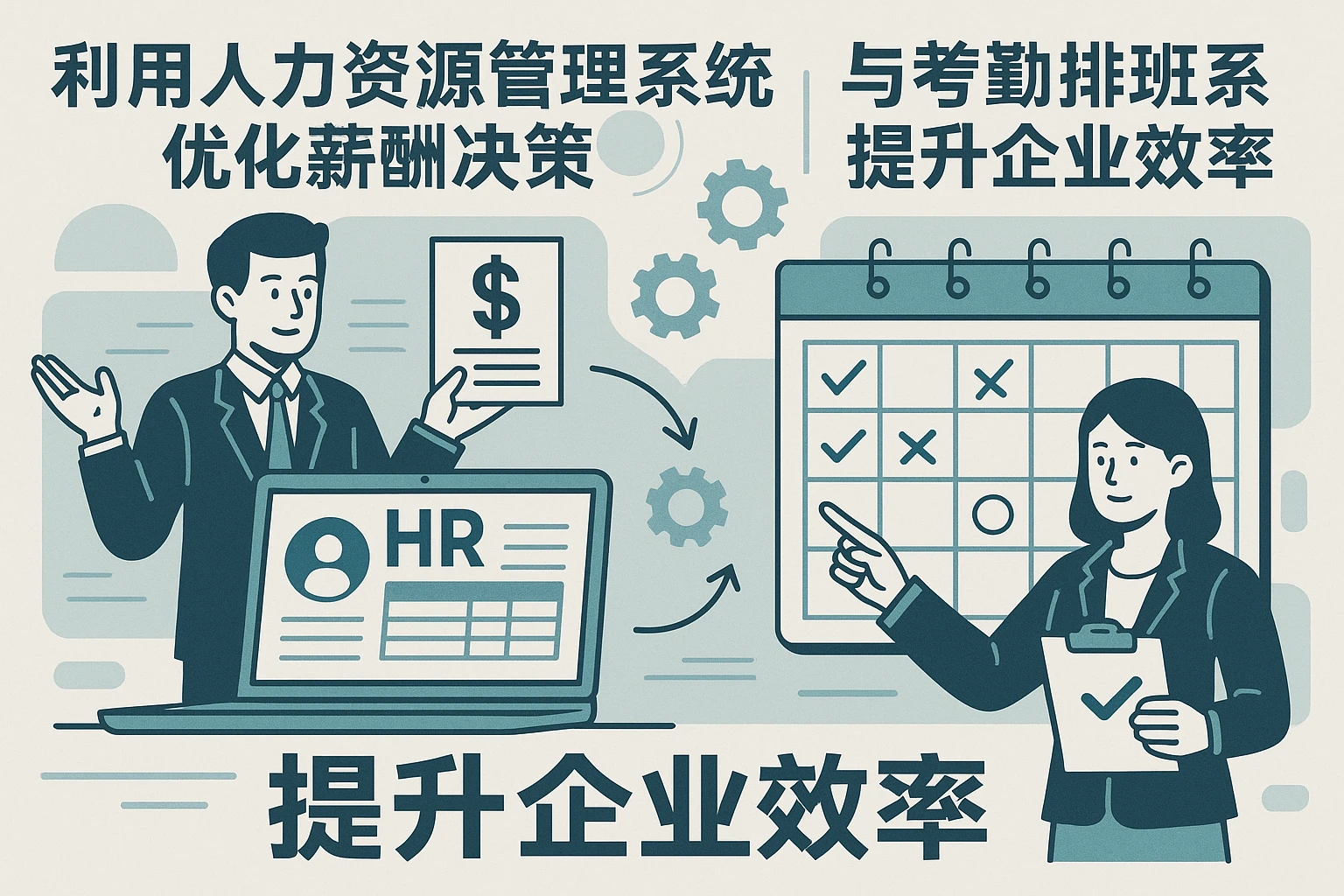 利用人力资源管理系统优化薪酬决策与考勤排班系统提升企业效率
