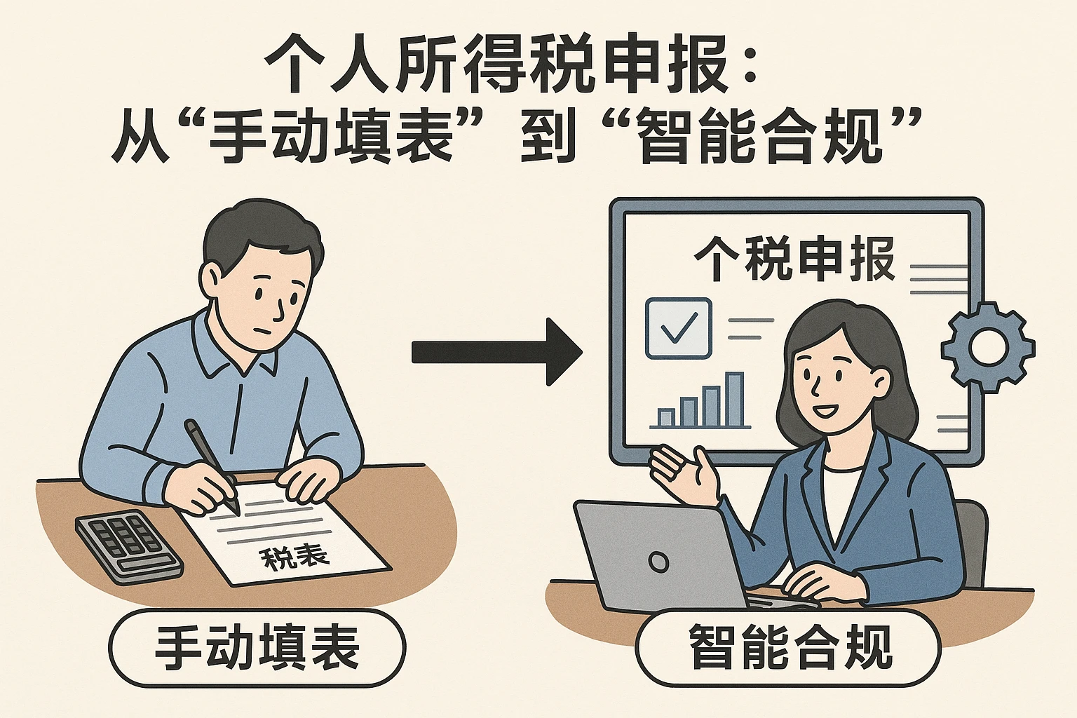 2. 个税申报:从“手动填表”到“智能合规”