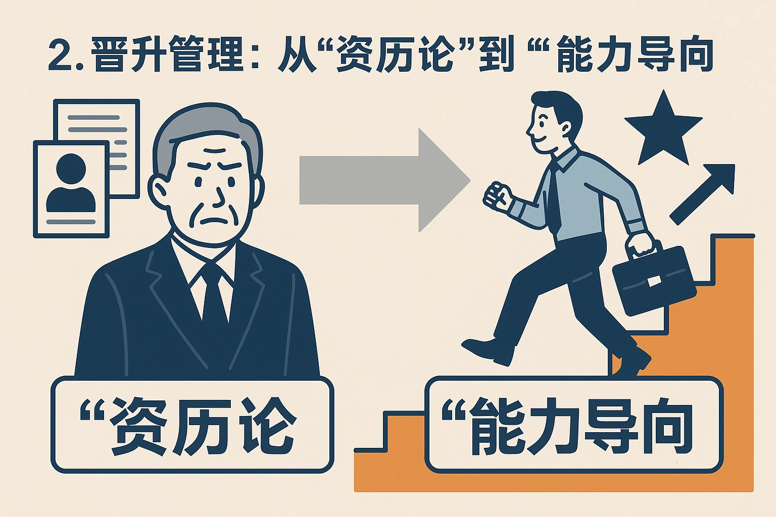 2. 晋升管理:从“资历论”到“能力导向”