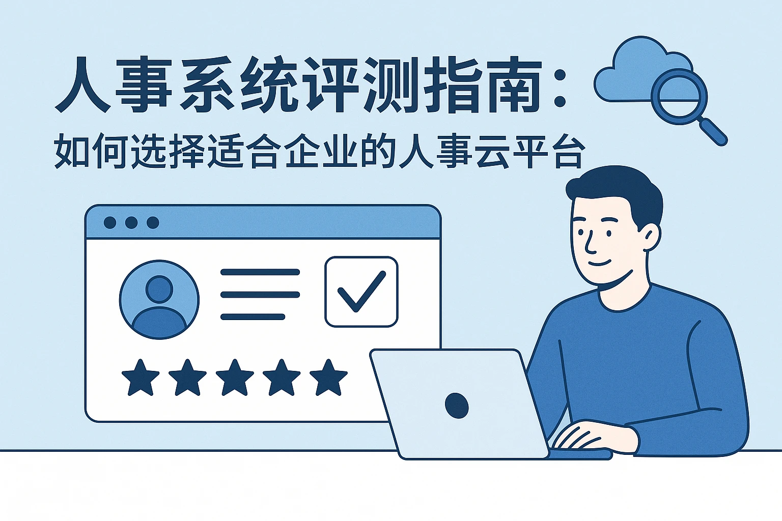 人事系统评测指南：如何选择适合企业的人事云平台
