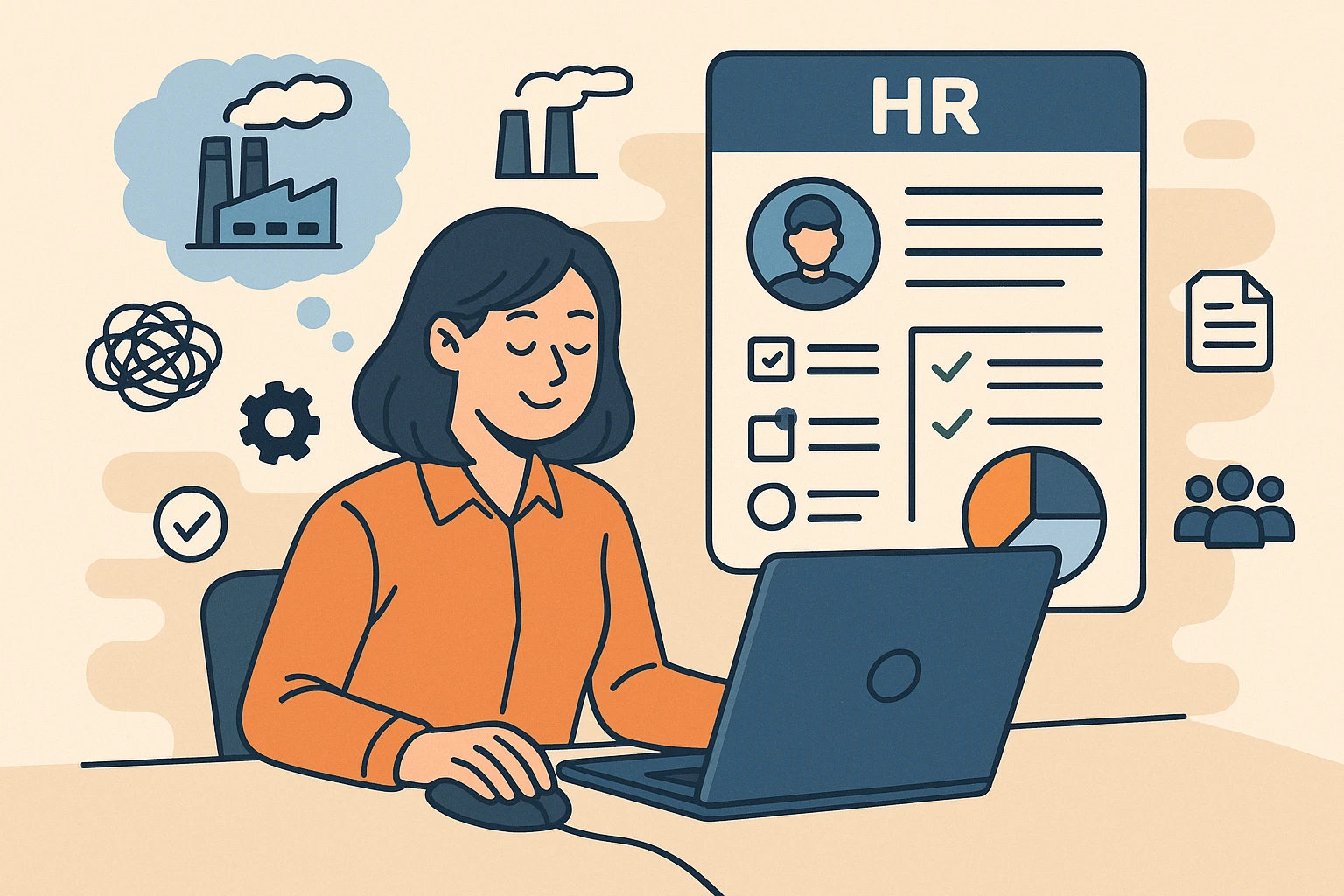 制造业HR摆脱“乱想焦虑”:用对HR管理软件,让人事工作变“轻松”