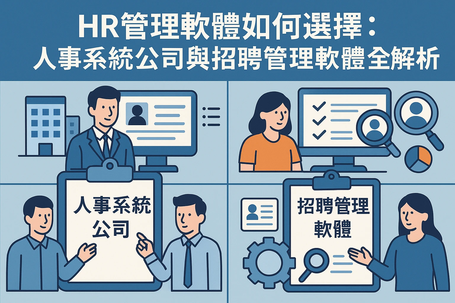 HR管理软件如何选择：人事系统公司与招聘管理软件全解析