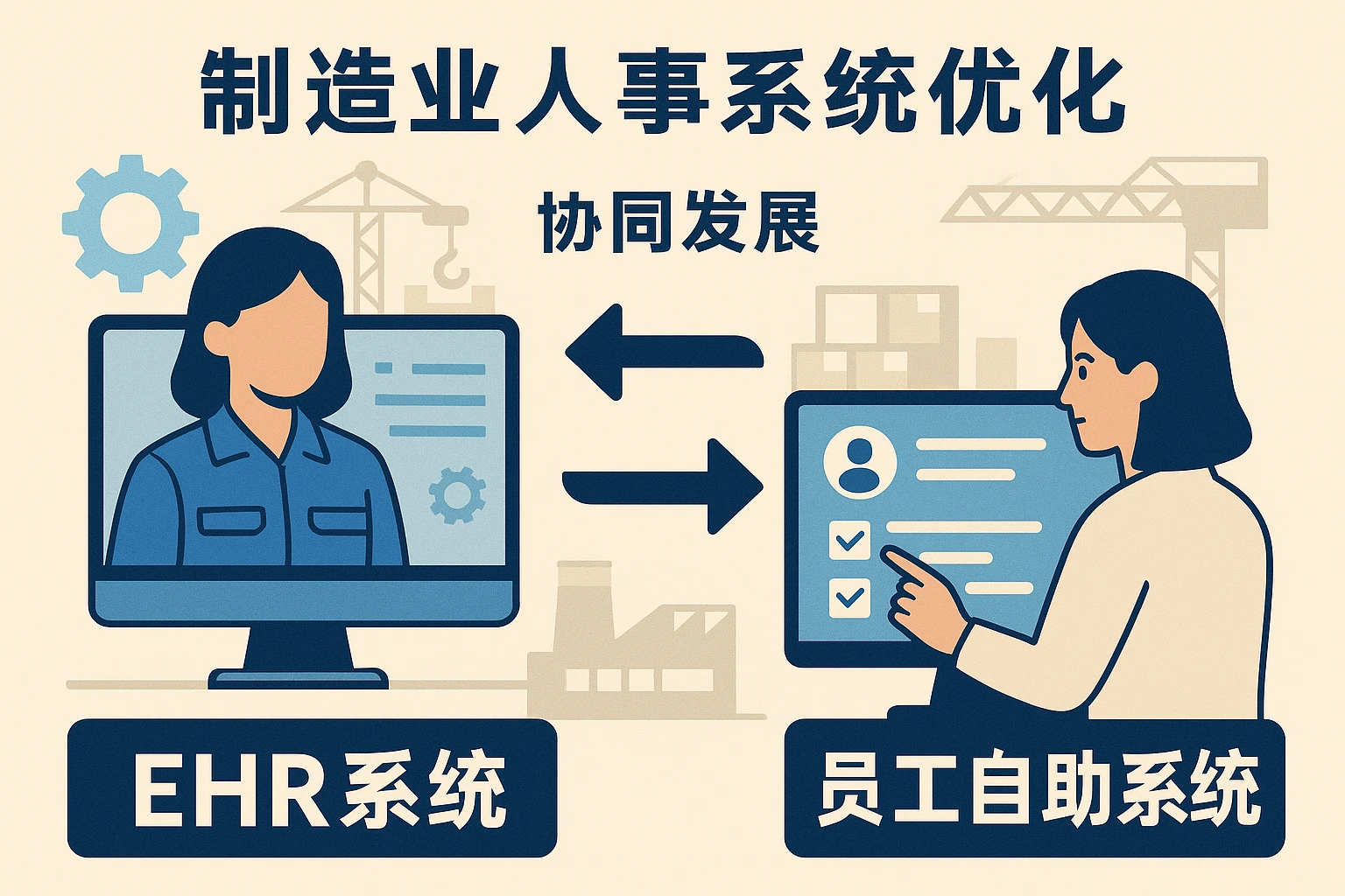 制造业人事系统优化：EHR系统与员工自助系统的协同发展