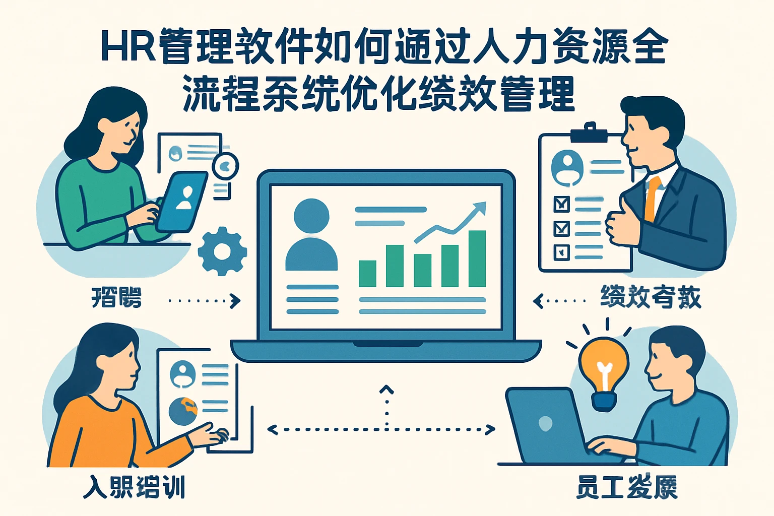 HR管理软件如何通过人力资源全流程系统优化绩效管理