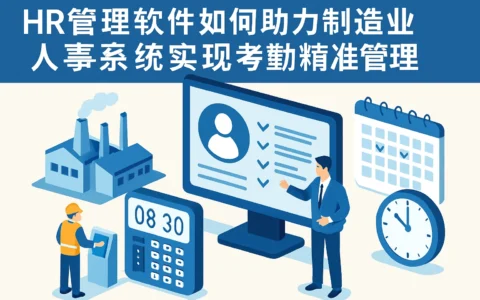HR管理软件如何助力制造业人事系统实现考勤精准管理