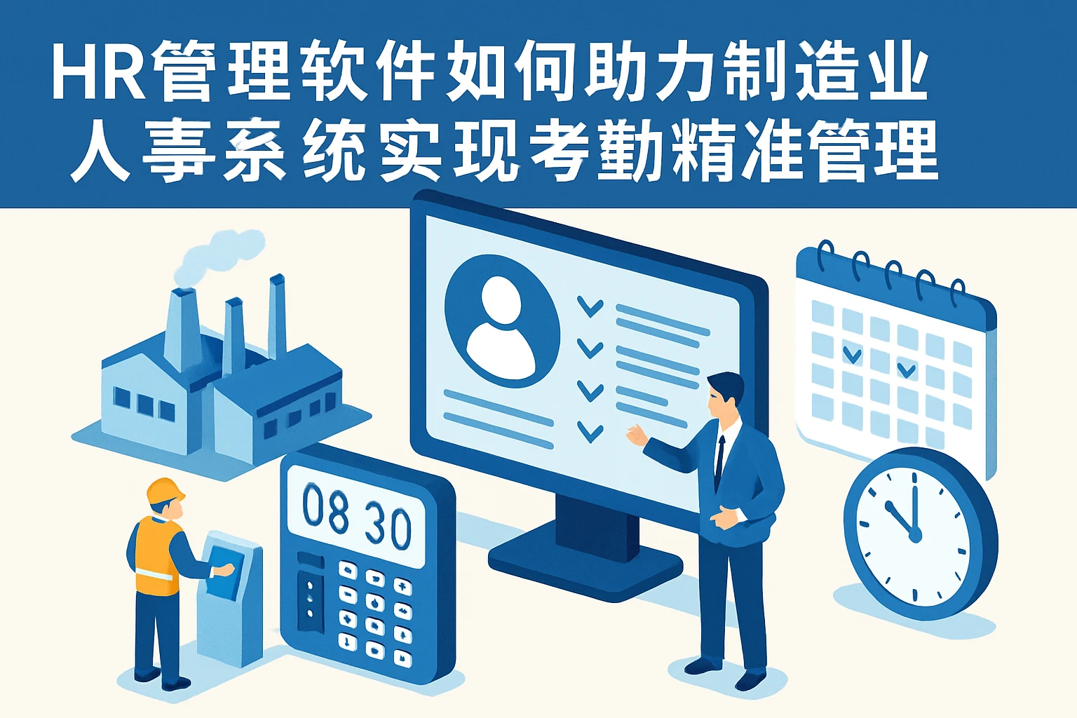 HR管理软件如何助力制造业人事系统实现考勤精准管理