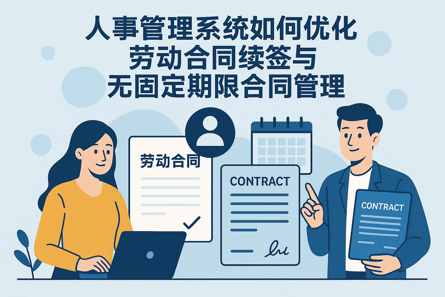 人事管理系统如何优化劳动合同续签与无固定期限合同管理