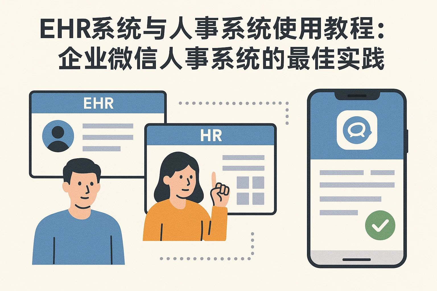 EHR系统与人事系统使用教程：企业微信人事系统的最佳实践