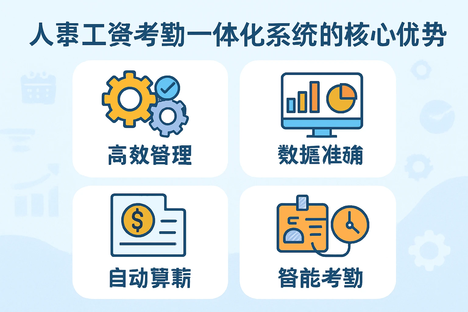 人事工资考勤一体化系统的核心优势