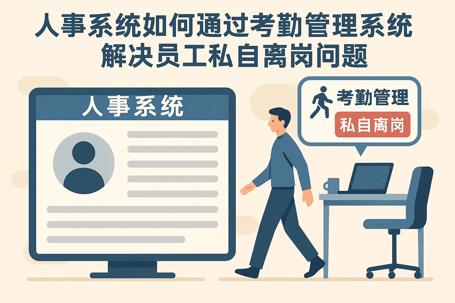 人事系统如何通过考勤管理系统解决员工私自离岗问题