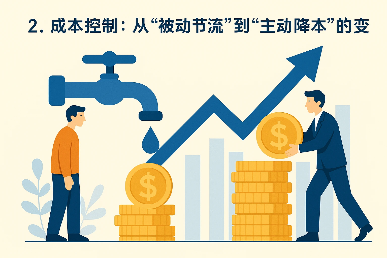 2. 成本控制：从“被动节流”到“主动降本”的转变