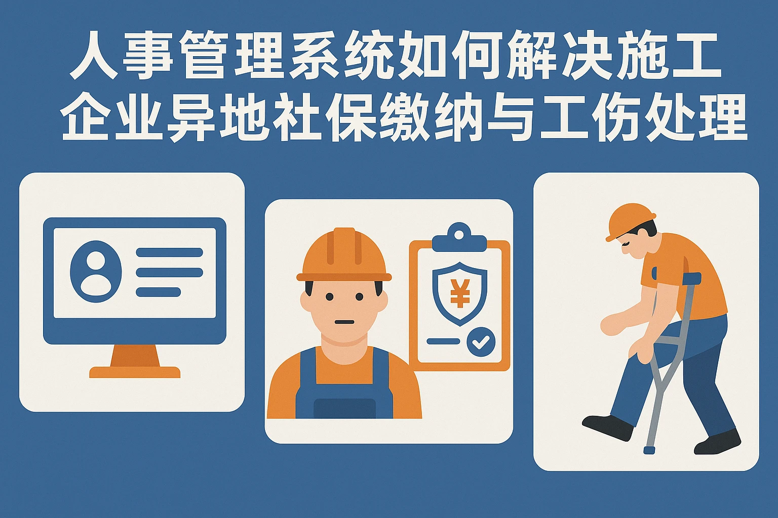 人事管理系统如何解决施工企业异地社保缴纳与工伤处理难题