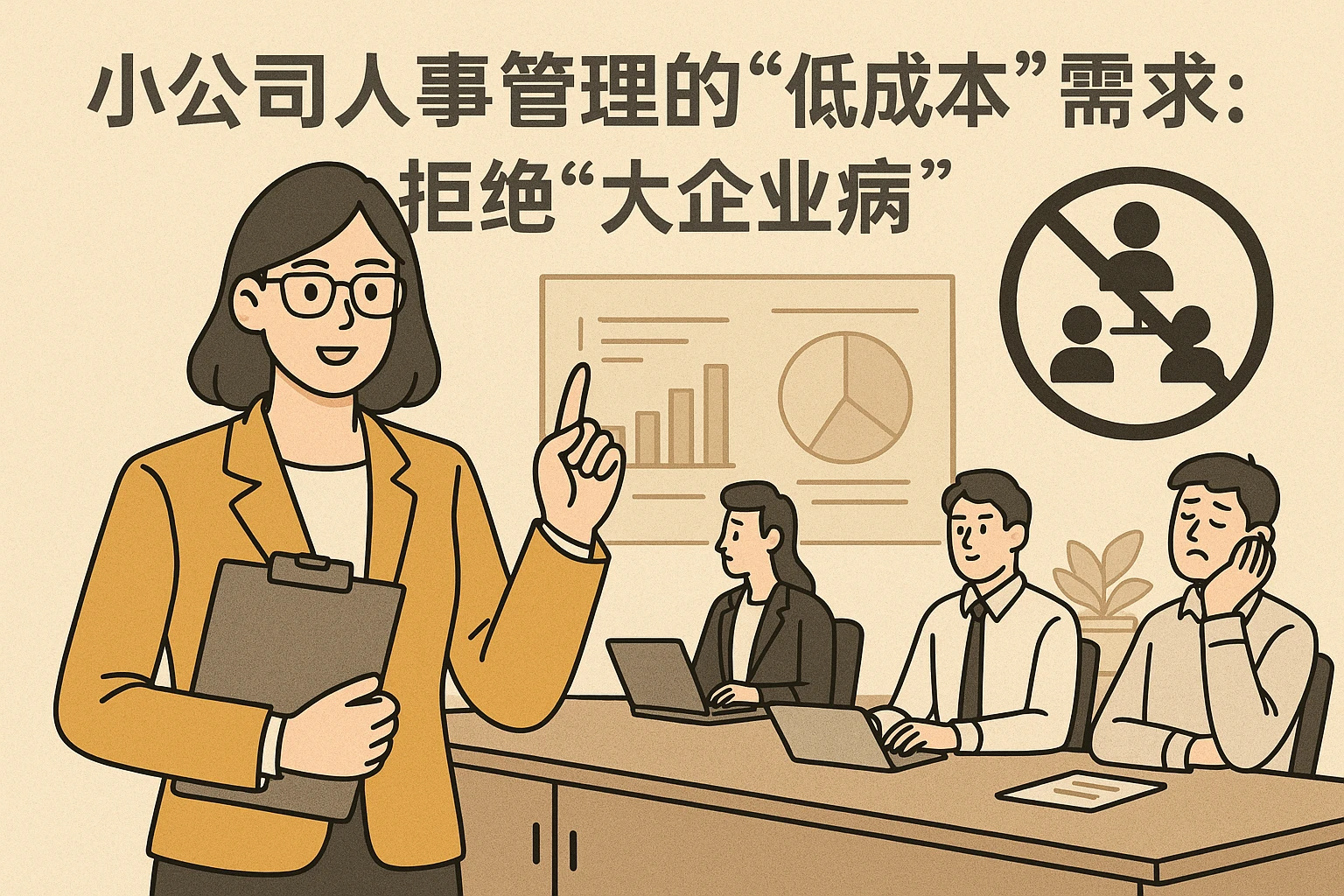 2. 小公司人事管理的“低成本”需求：拒绝“大企业病”
