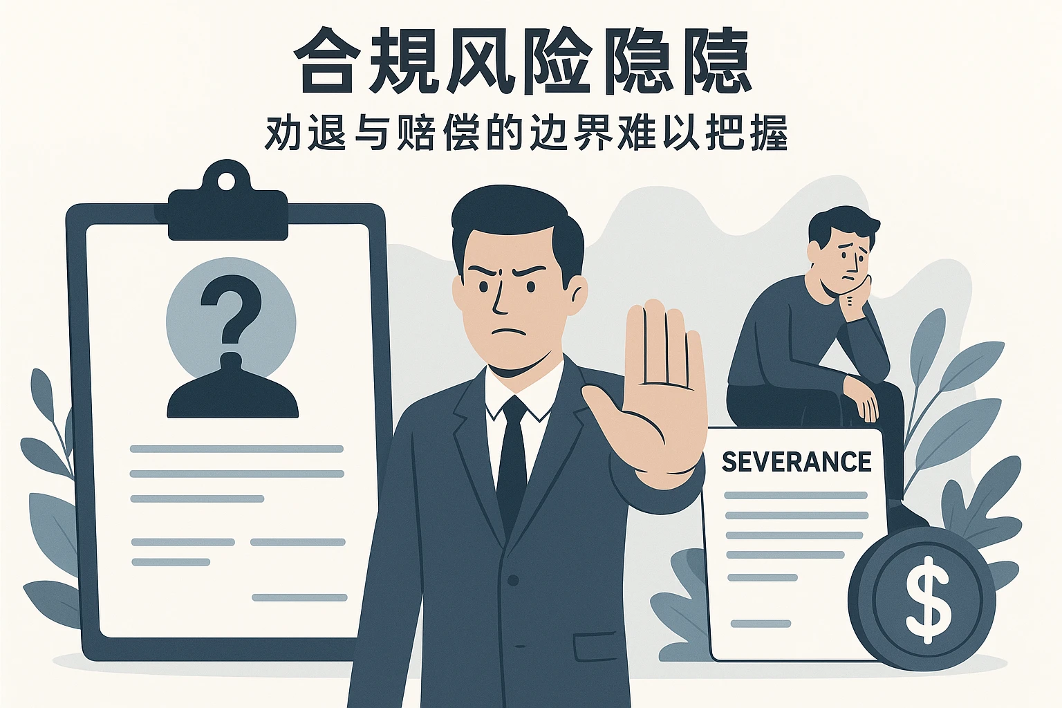 2. 合规风险隐藏:劝退与赔偿的边界难以把握