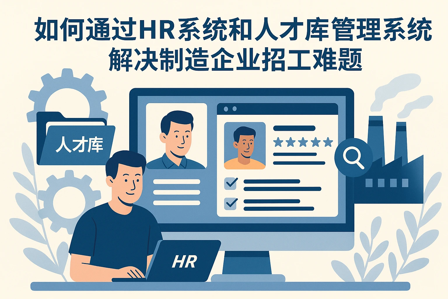 如何通过HR系统和人才库管理系统解决制造企业招工难题