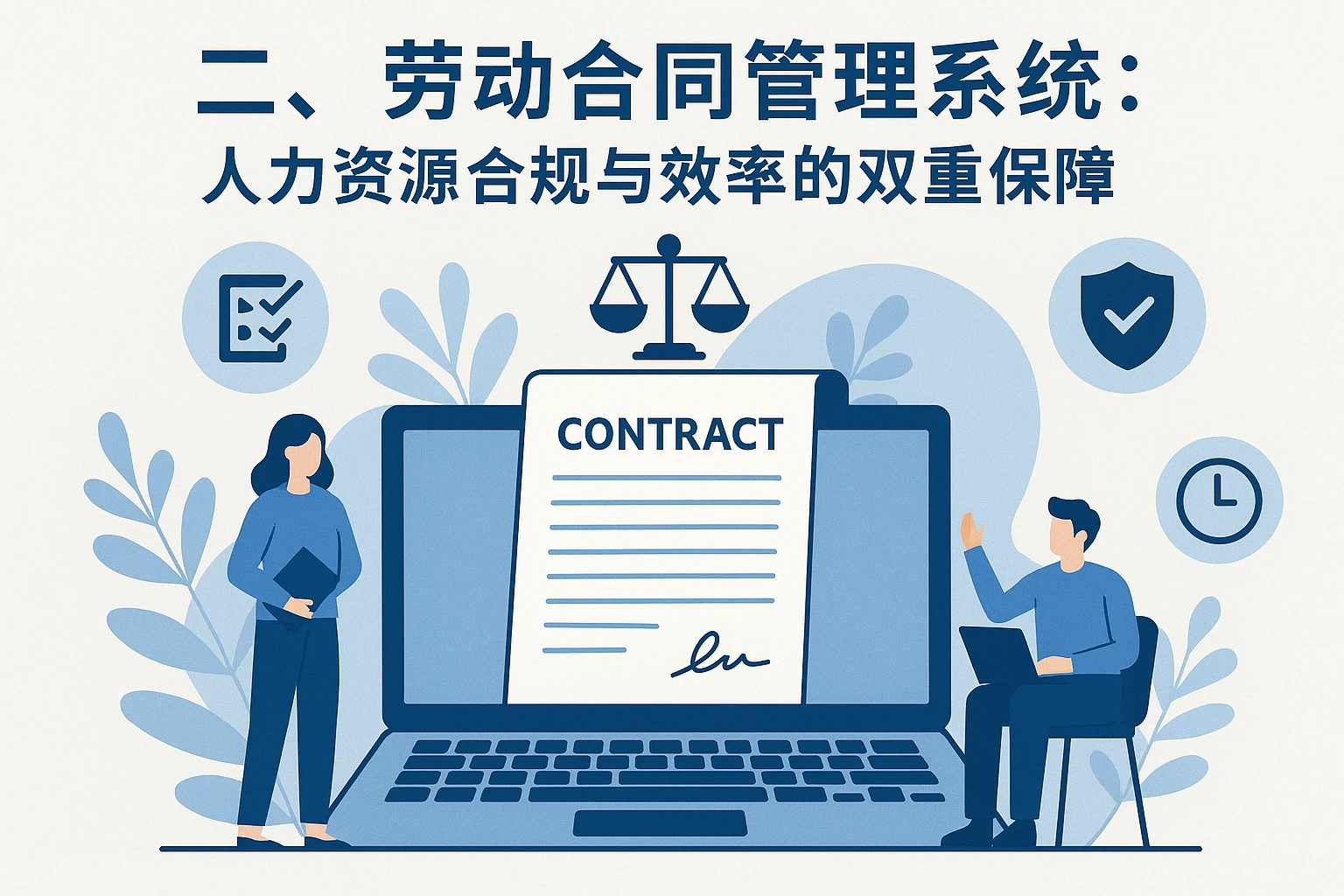 二、劳动合同管理系统:人力资源合规与效率的双重保障