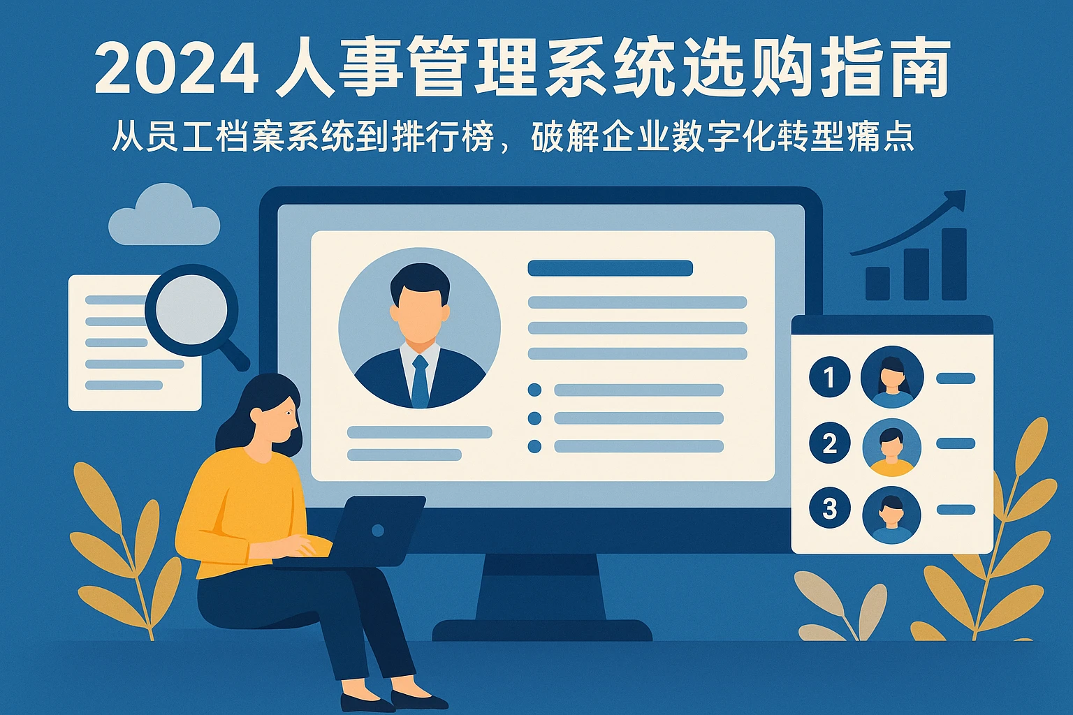 2024人事管理系统选购指南:从员工档案系统到排行榜,破解企业数字化转型痛点