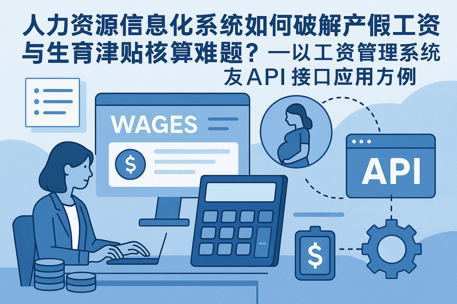 人力资源信息化系统如何破解产假工资与生育津贴核算难题?——以工资管理系统与API接口应用为例