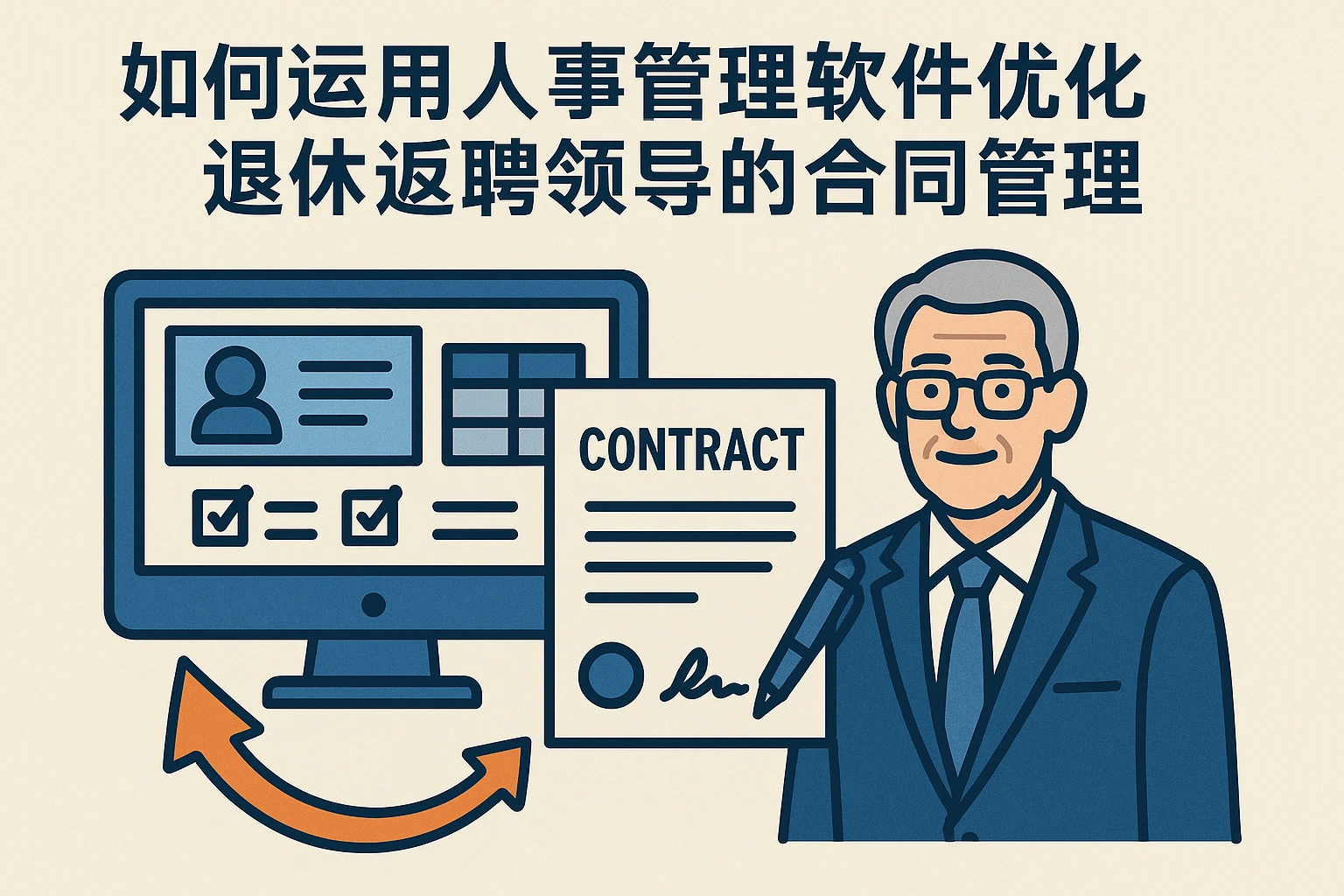 如何运用人事管理软件优化退休返聘领导的合同管理