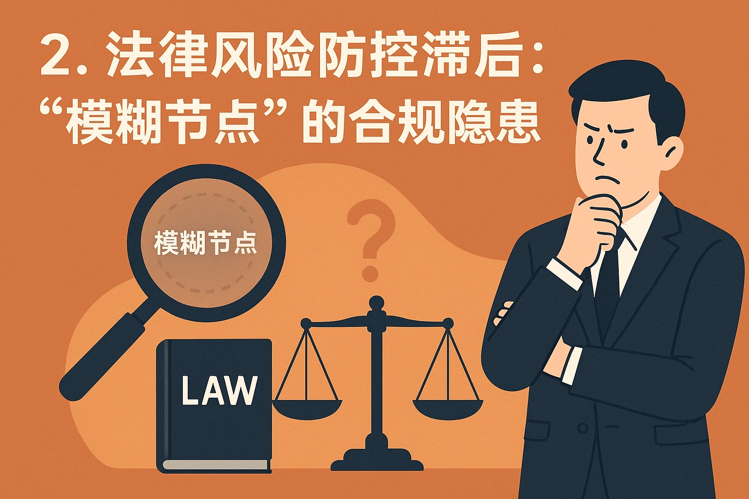 2. 法律风险防控滞后:“模糊节点”的合规隐患