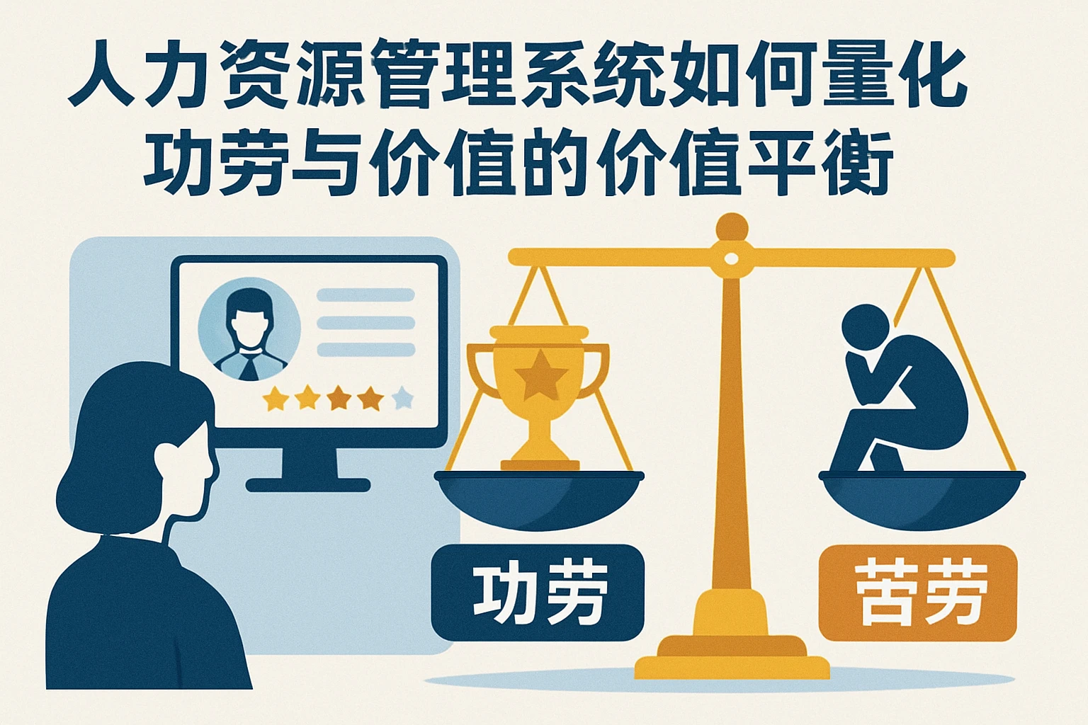 人力资源管理系统如何量化功劳与苦劳的价值平衡