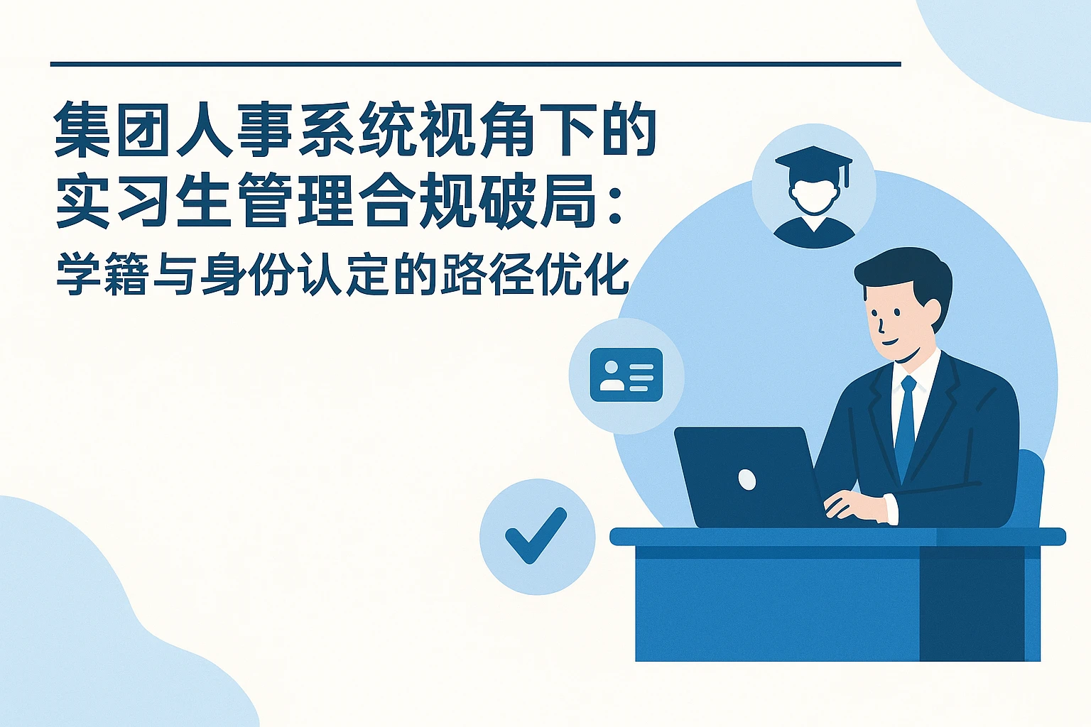 集团人事系统视角下的实习生管理合规破局:学籍与身份认定的路径优化