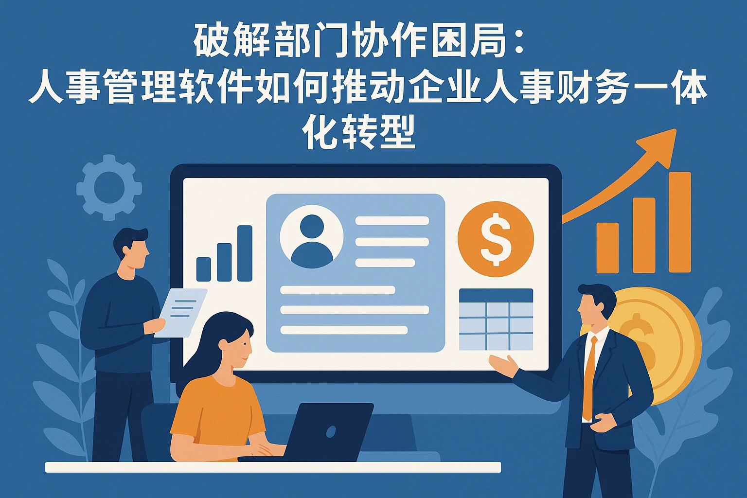 破解部门协作困局:人事管理软件如何推动企业人事财务一体化转型