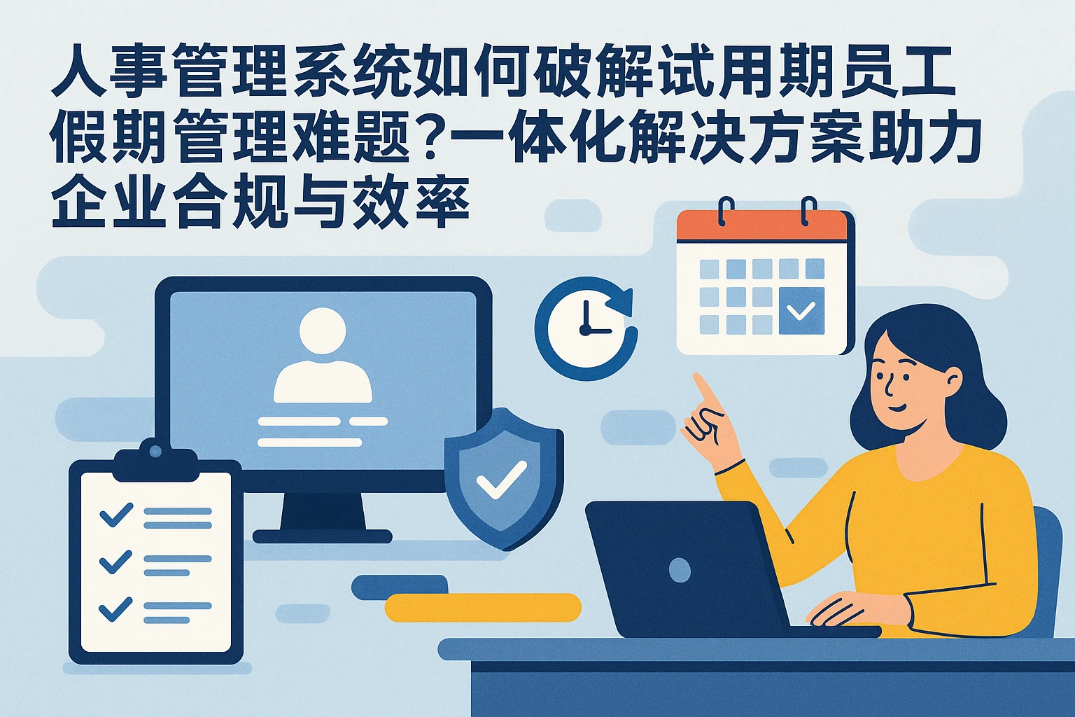 人事管理系统如何破解试用期员工假期管理难题？一体化解决方案助力企业合规与效率