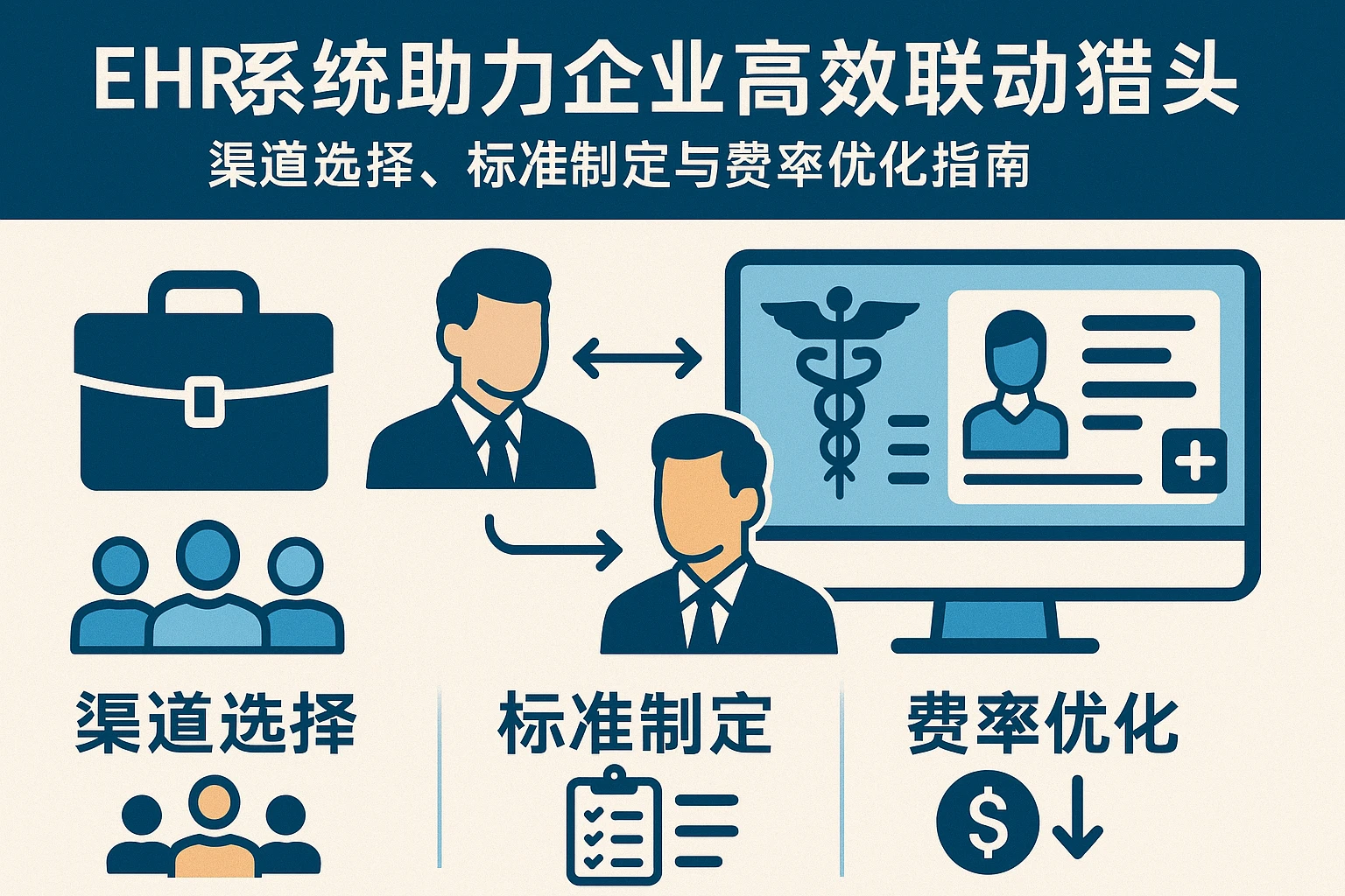 EHR系统助力企业高效联动猎头：渠道选择、标准制定与费率优化指南