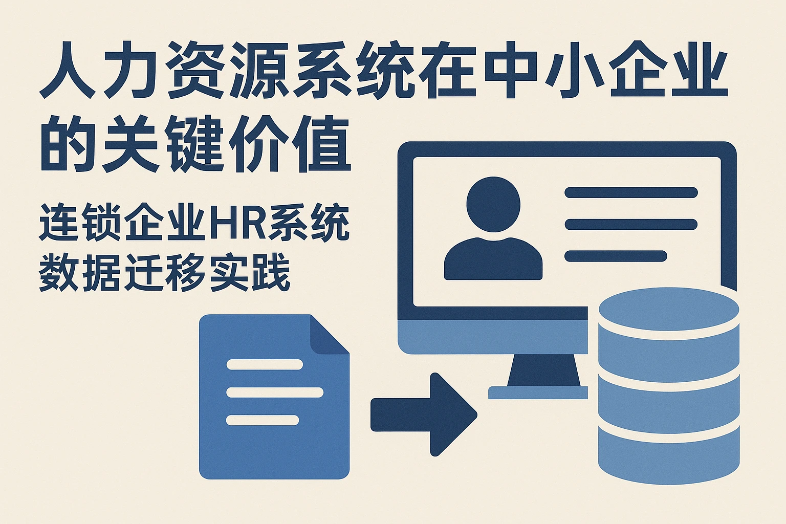 人力资源系统在中小企业的关键价值与连锁企业HR系统数据迁移实践