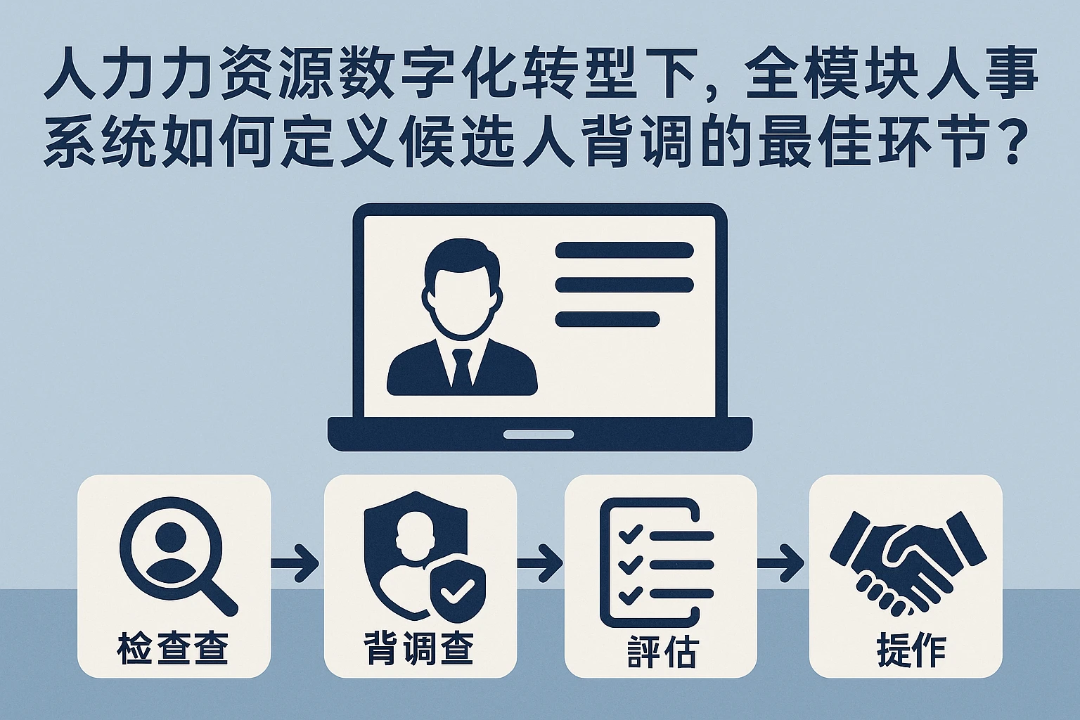 人力资源数字化转型下，全模块人事系统如何定义候选人背调的最佳环节？