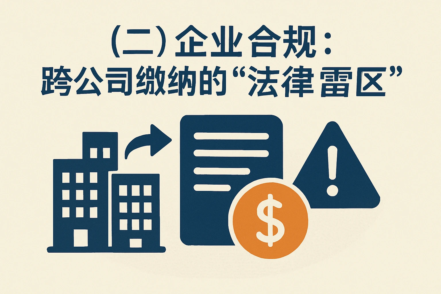 (二)企业合规:跨公司缴纳的“法律雷区”