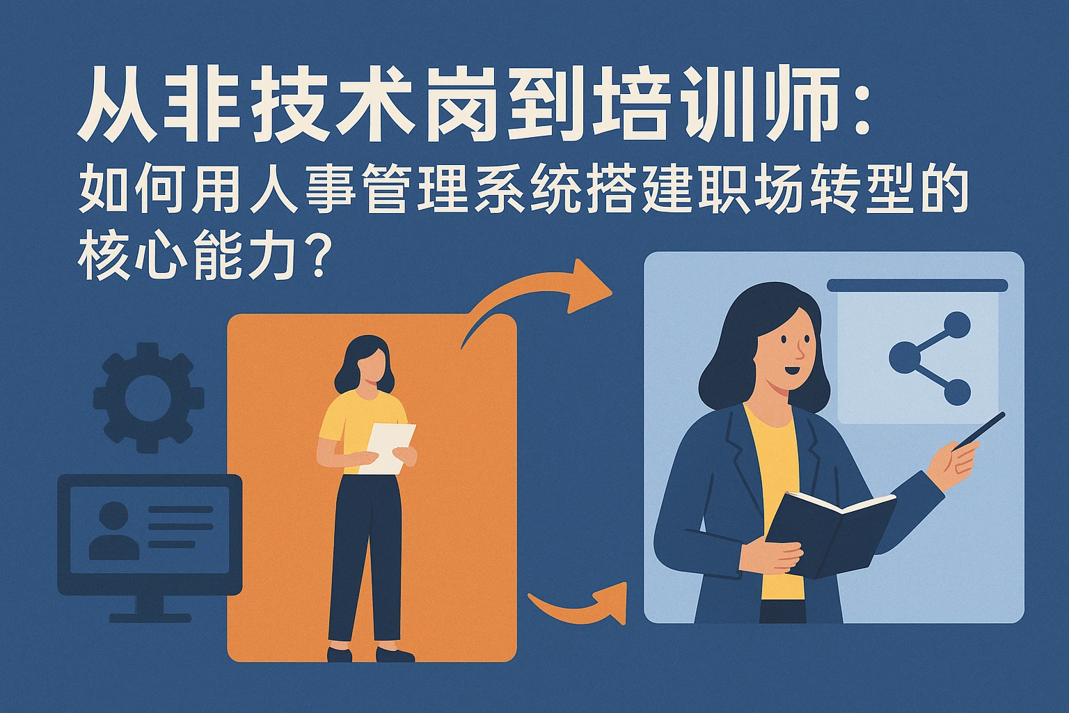 从非技术岗到培训师:如何用人事管理系统搭建职场转型的核心能力?