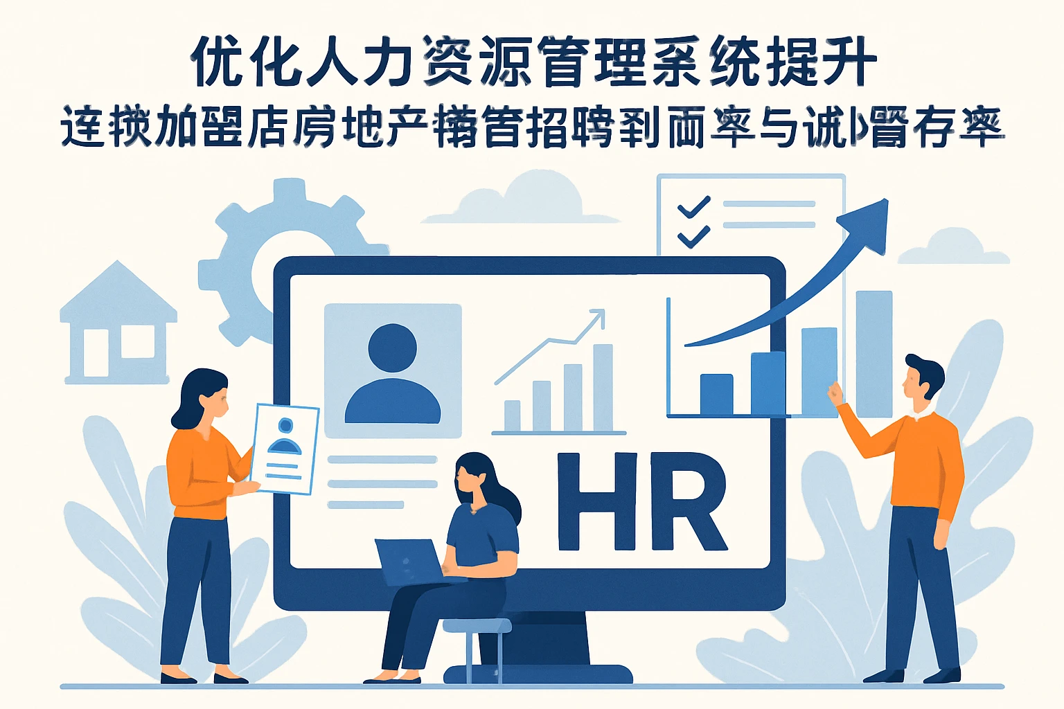 优化人力资源管理系统提升连锁加盟店房地产销售招聘到面率与试岗留存率