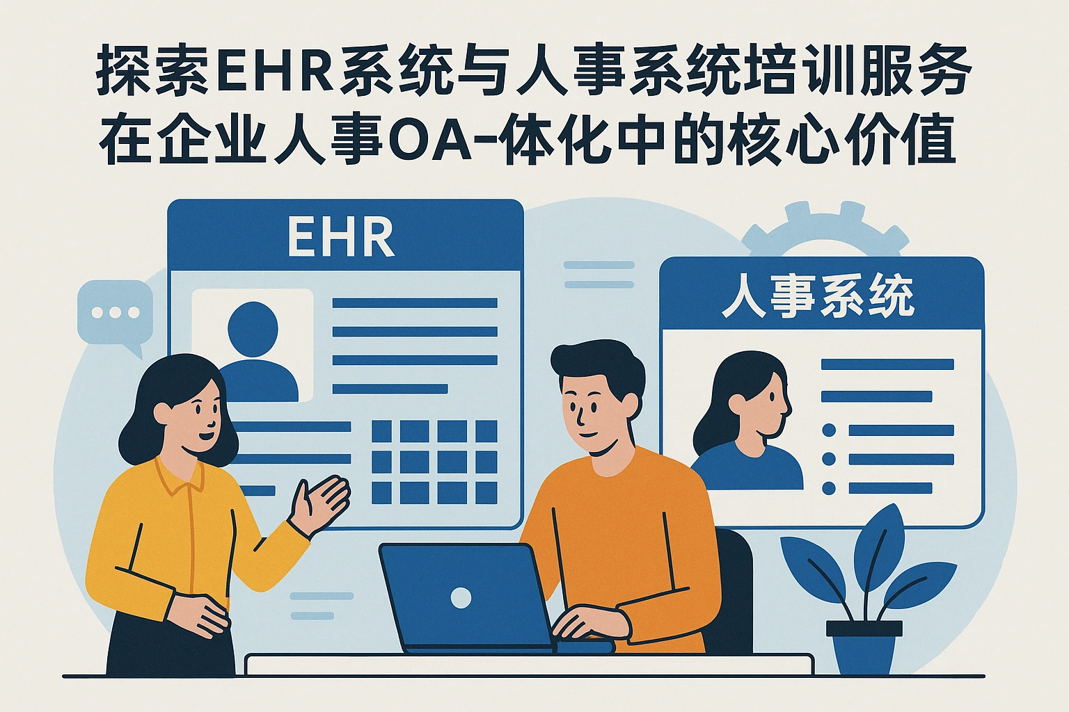 探索ehr系统与人事系统培训服务在企业人事OA一体化中的核心价值