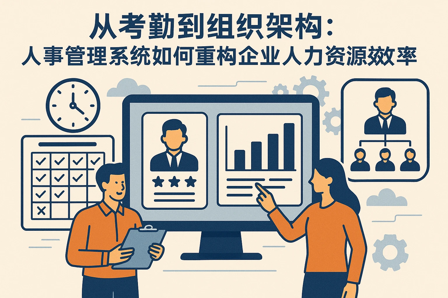 从考勤到组织架构:人事管理系统如何重构企业人力资源效率