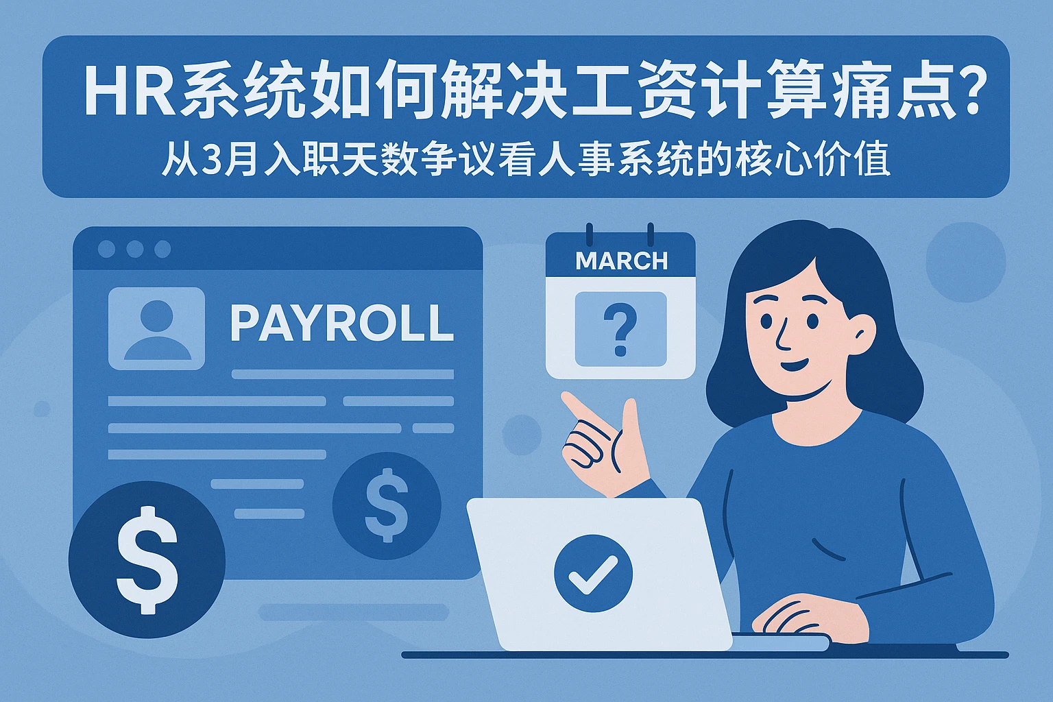 HR系统如何解决工资计算痛点？从3月入职天数争议看人事系统的核心价值