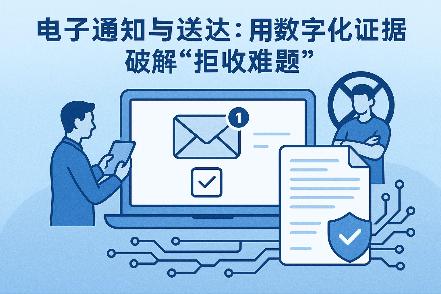 2. 电子通知与送达：用数字化证据破解“拒收难题”