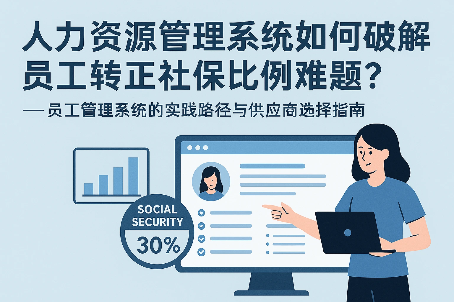 人力资源管理系统如何破解员工转正社保比例难题？——员工管理系统的实践路径与供应商选择指南