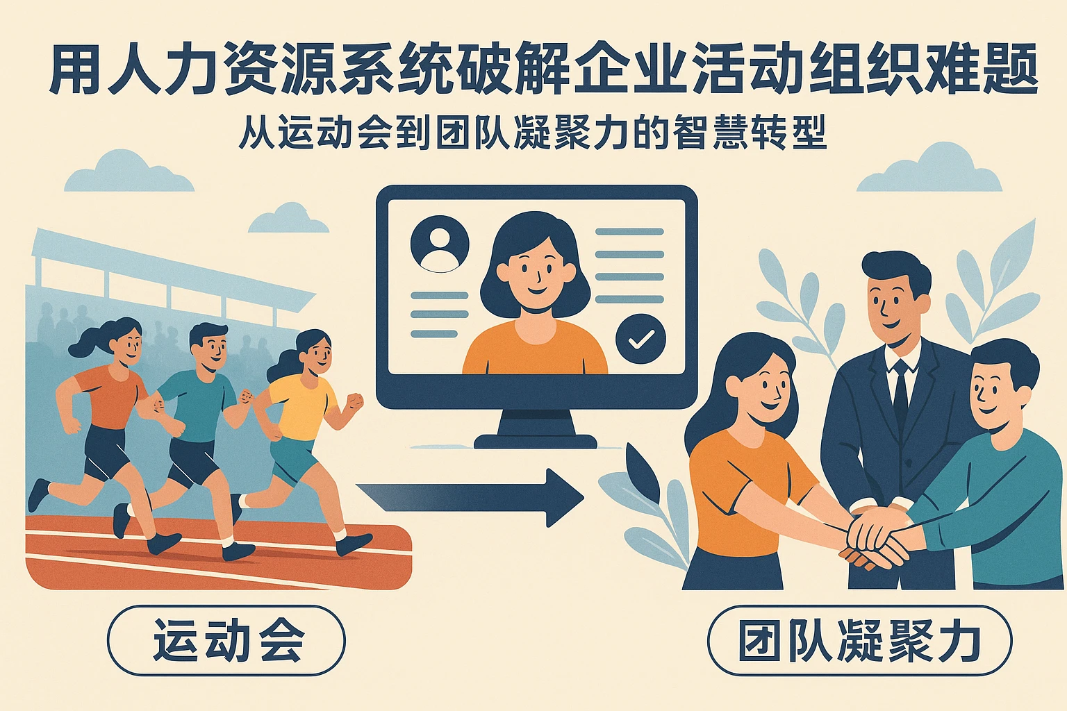 用人力资源系统破解企业活动组织难题:从运动会到团队凝聚力的智慧转型