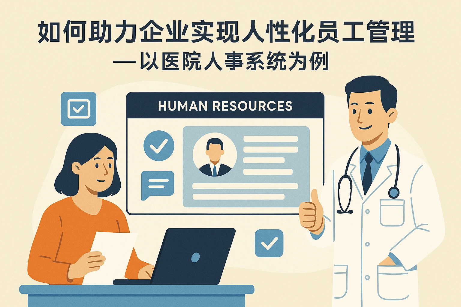 人力资源管理系统如何助力企业实现人性化员工管理——以医院人事系统为例