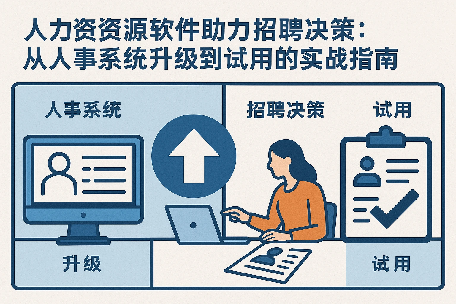 人力资源软件助力招聘决策:从人事系统升级到试用的实战指南
