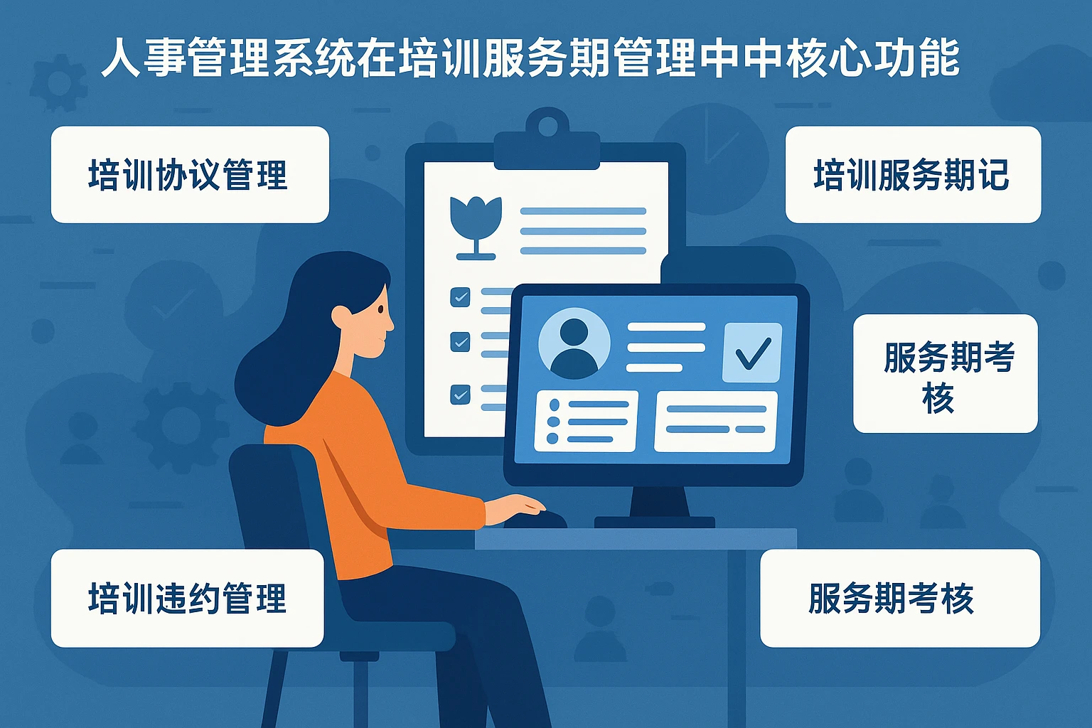 人事管理系统在培训服务期管理中的核心功能