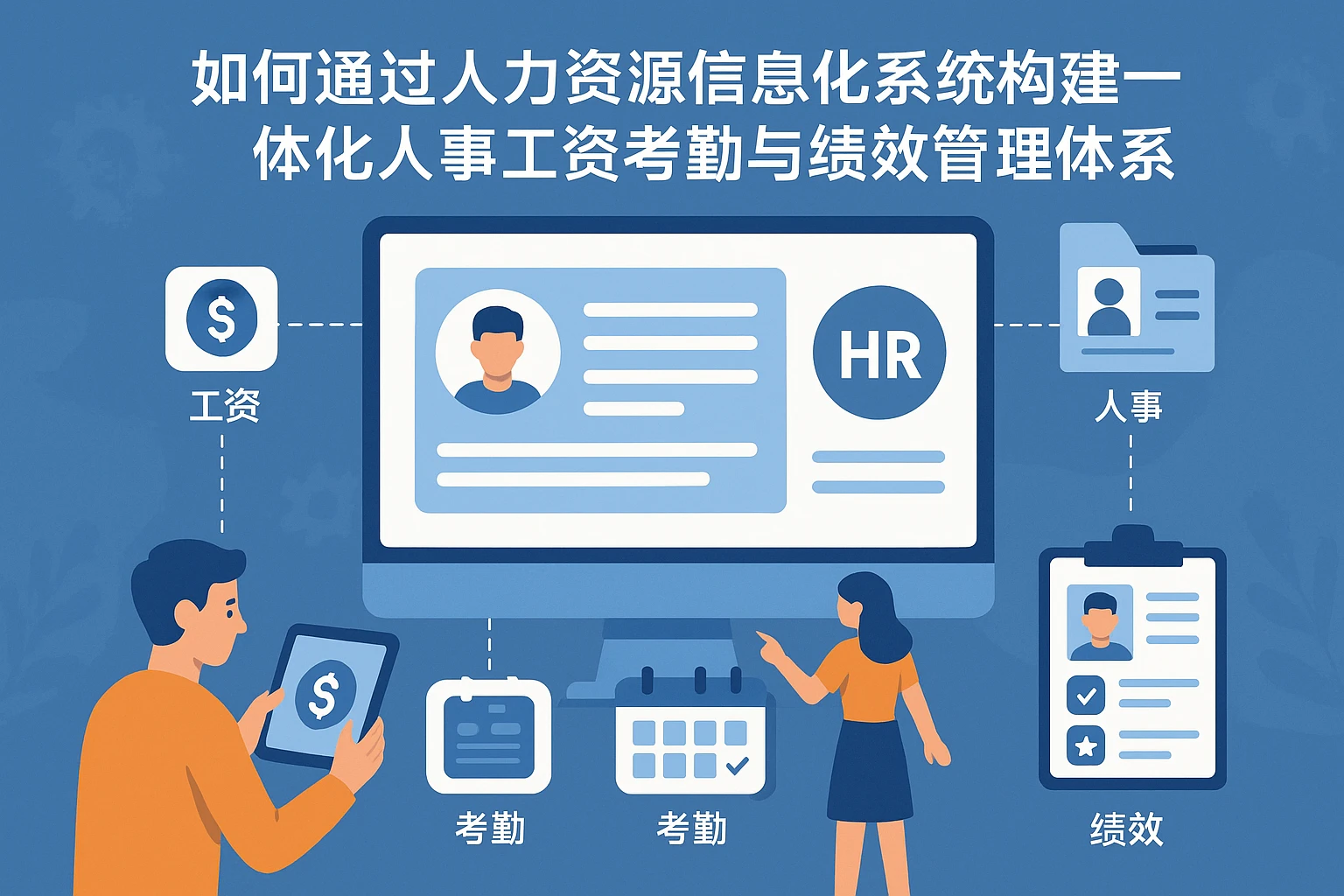 如何通过人力资源信息化系统构建一体化人事工资考勤与绩效管理体系