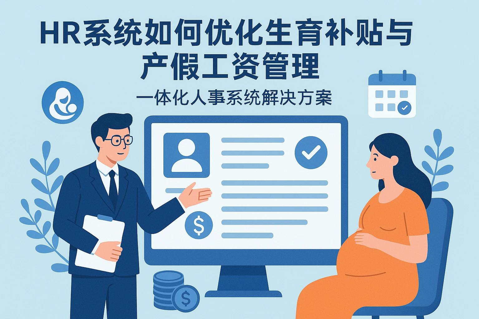 HR系统如何优化生育补贴与产假工资管理 - 一体化人事系统解决方案