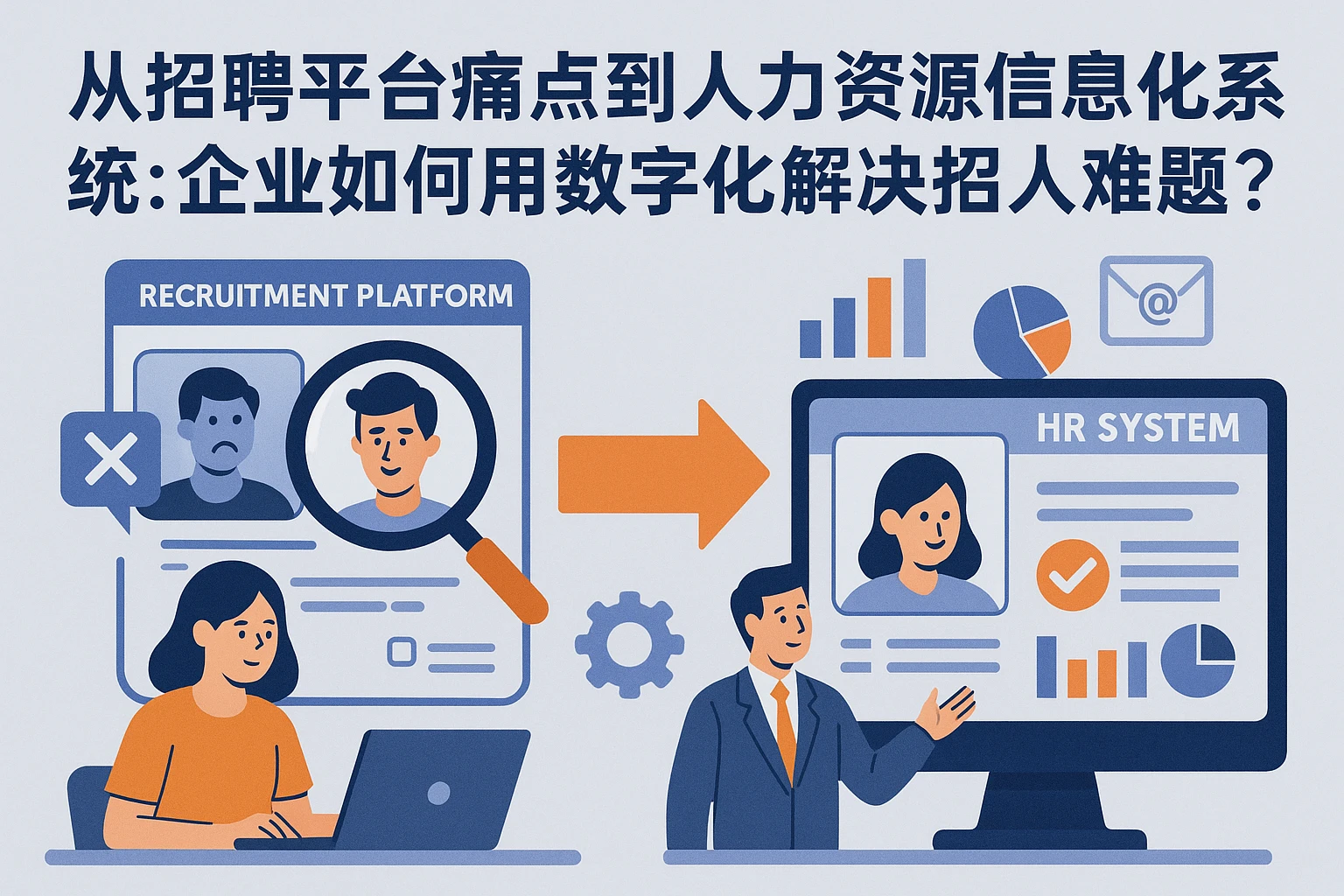 从招聘平台痛点到人力资源信息化系统：企业如何用数字化解决招人难题？