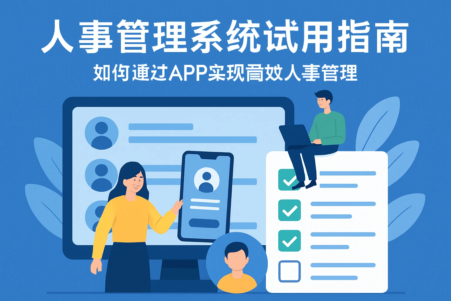 人事管理系统试用指南:如何通过APP实现高效人事管理